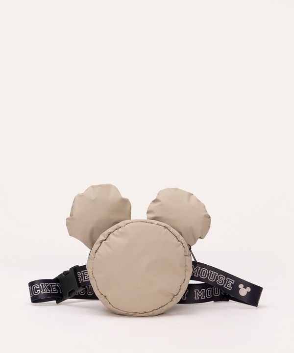 pochete infantil mickey bege claro Único
