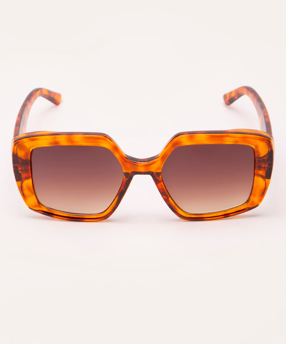 óculos de sol quadrado al mare collezione laranja