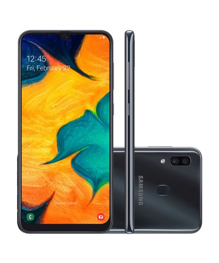 Smartphone Samsung A305GT Galaxy A30 64GB Azul - PRETO Único