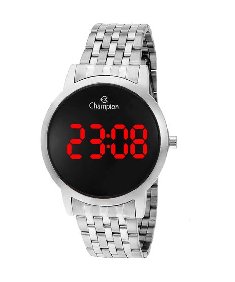 relógio smartwatch champion ch50006p preto - C&A