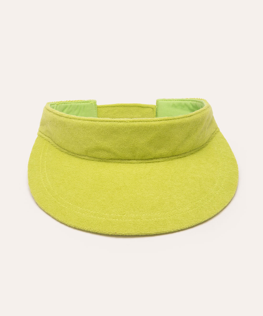 viseira atoalhada com velcro clube bossa verde lima viseira atoalhada com velcro clube bossa verde lima