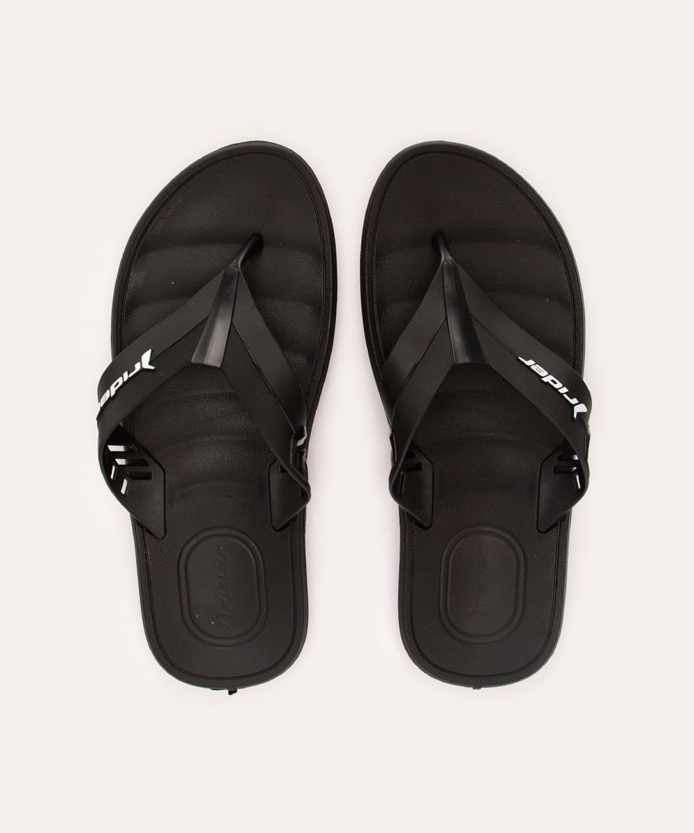 chinelo moving de dedo rider preto