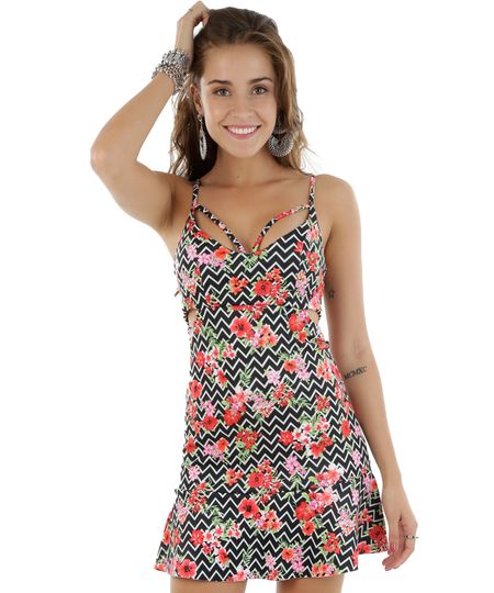 Vestido-Floral-com-Recortes-Preto-8217175-Preto_1