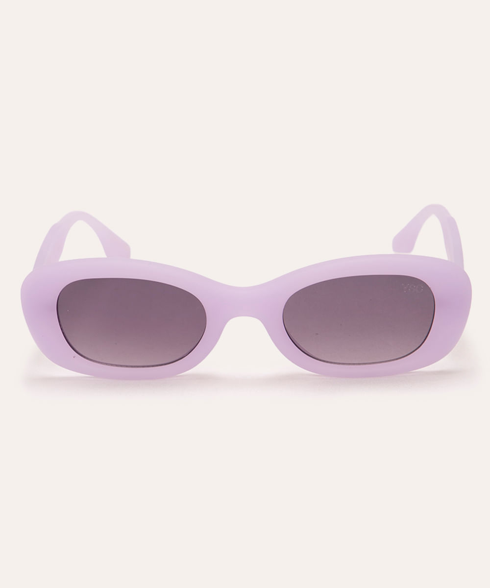 óculos de sol retrô lilás
