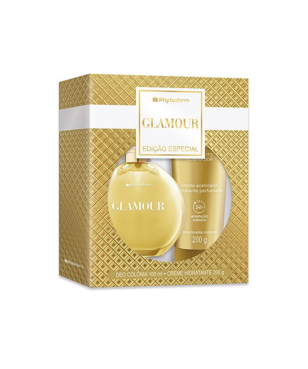 kit glamour deo colônia 100ml e creme acetinado 200g UNICO