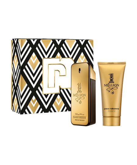 kit rabanne 1 million eau de toilette 100ml e gel de banho 100ml UNICO kit rabanne 1 million eau de toilette 100ml e gel de banho 100ml UNICO