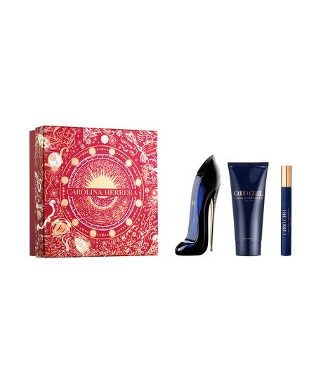 kit carolina herrera good girl eau de parfum 80 ml + creme corporal 100 ml + eau de parfum megaspritzer 10 ml UNICO kit carolina herrera good girl eau de parfum 80 ml + creme corporal 100 ml + eau de parfum megaspritzer 10 ml UNICO