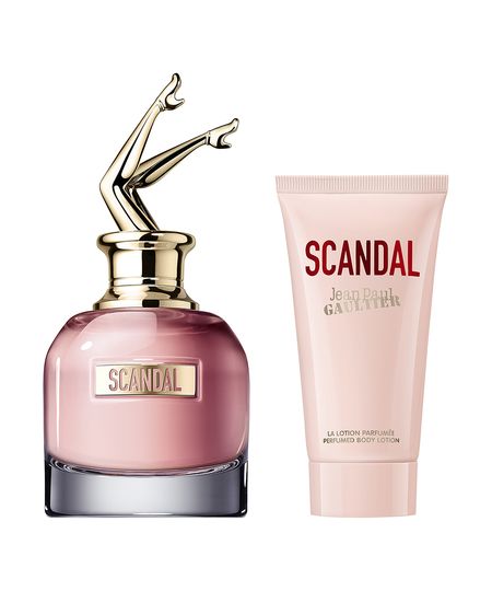 kit jean paul gaultier scandal eau de parfum 80ml e perfumed creme corporal 75ml UNICO