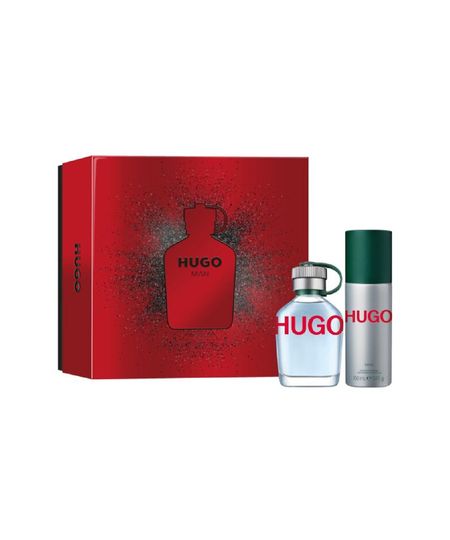 kit coffret hugo man eau de toilette 75ml e desodorante 150ml UNICO kit coffret hugo man eau de toilette 75ml e desodorante 150ml UNICO