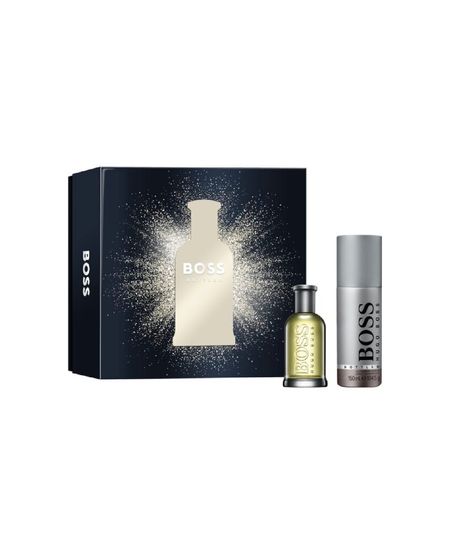 kit coffret boss bottled eau de toilette 50ml e desodorante 150ml XM23 UNICO kit coffret boss bottled eau de toilette 50ml e desodorante 150ml XM23 UNICO