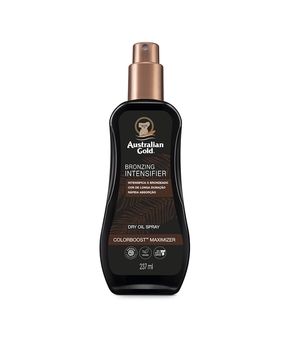 óleo bronzeador intensifier 237ml- australian gold