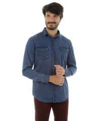 Camisa-Jeans-com-Bolsos-Azul-Medio-8257130-Azul_Medio_4