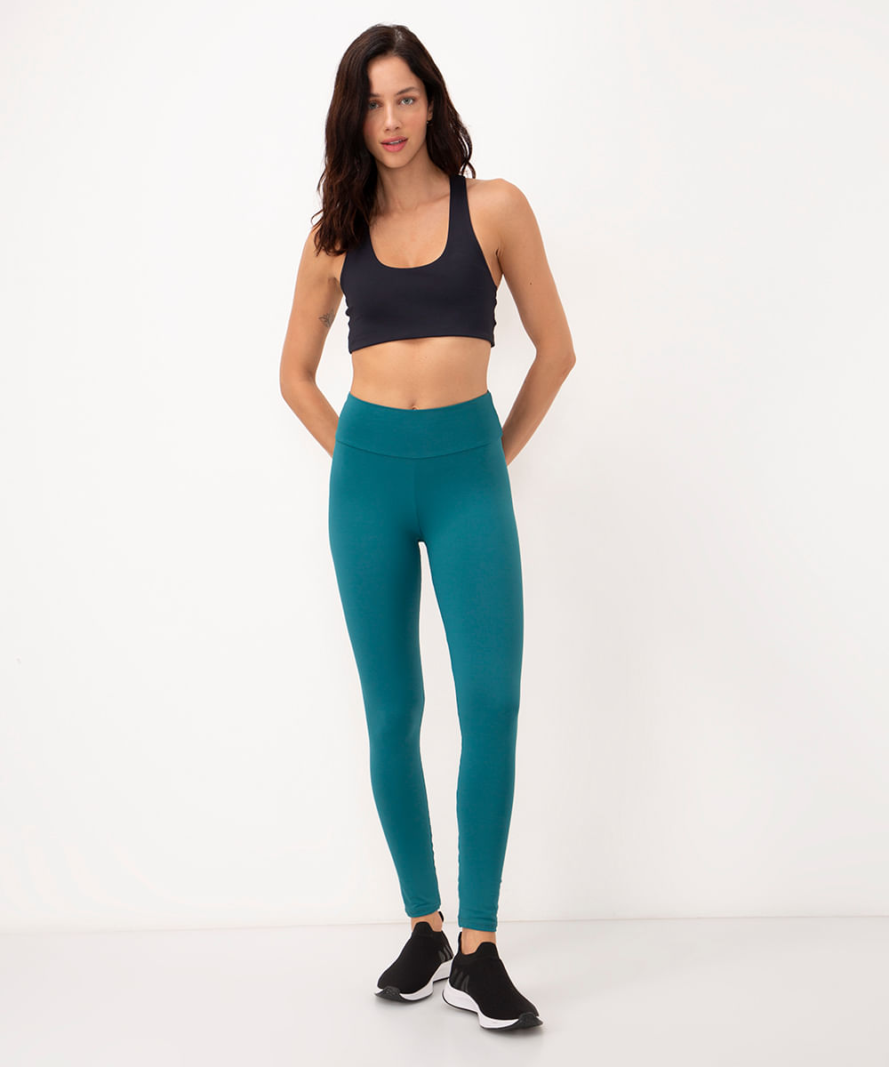 calça legging esportiva ace azul