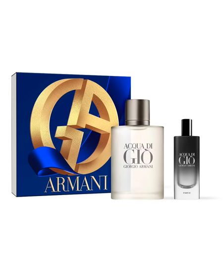 kit acqua di gio edt 100ml e acqua di gio parfum 15ml giorgio armani UNICO kit acqua di gio edt 100ml e acqua di gio parfum 15ml giorgio armani UNICO