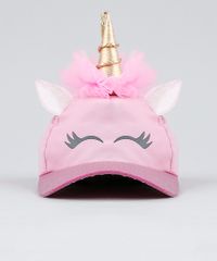 Bone-Infantil-Aba-Curva-Unicornio-com-Brilho-e-Lurex-Rosa-9284957-Rosa_1