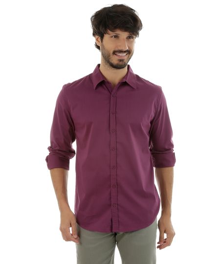 Camisa-Slim-Texturizada-Vinho-7980894-Vinho_1 Camisa-Slim-Texturizada-Vinho-7980894-Vinho_1