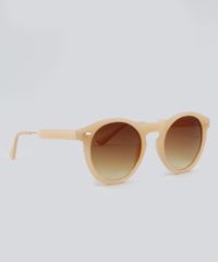 Oculos-de-Sol-Redondo-Feminino-Oneself-Bege-9392473-Bege_3