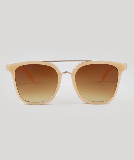 Oculos-de-Sol-Quadrado-Feminino-Oneself-Bege-9392476-Bege_1