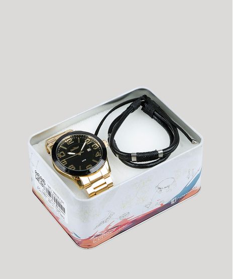 Kit-de-Relogio-Analogico-Condor-Masculino---Pulseira---CO2115KTSK4P-Dourado-9396891-Dourado_1