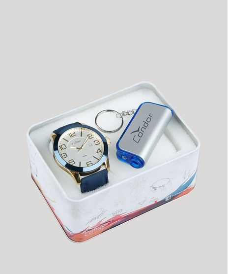 Kit-de-Relogio-Analogico-Condor-Masculino---Chaveiro-Chave-de-Fenda---CO2115KTQK3K-Azul-Marinho-9338168-Azul_Marinho_1