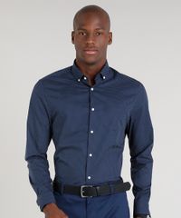 Camisa-Masculina-Comfort-Estampada-de-Poa-Manga-Longa-Azul-Marinho-9093243-Azul_Marinho_5