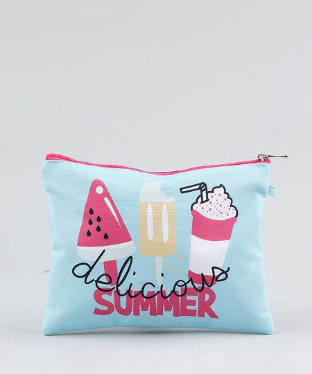 Necessaire-Feminina-com-Divisorias-Gato-Sereia-Verde-Claro-9322310-Verde_Claro_1