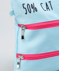 Necessaire-Feminina-com-Divisorias-Gato-Sereia-Verde-Claro-9322310-Verde_Claro_3