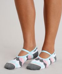 Meia-Feminina-Sapatilha-Estampada-Verde-Agua-9320223-Verde_Agua_2