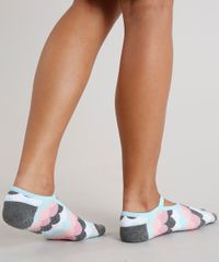 Meia-Feminina-Sapatilha-Estampada-Verde-Agua-9320223-Verde_Agua_3