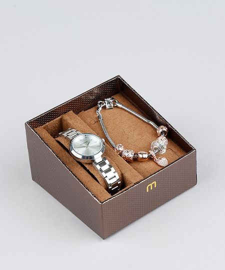 Kit-de-Relogio-Analogico-Mondaine-Feminino---Pulseira---53611L0MVNE2K-Prateado-9377329-Prateado_1