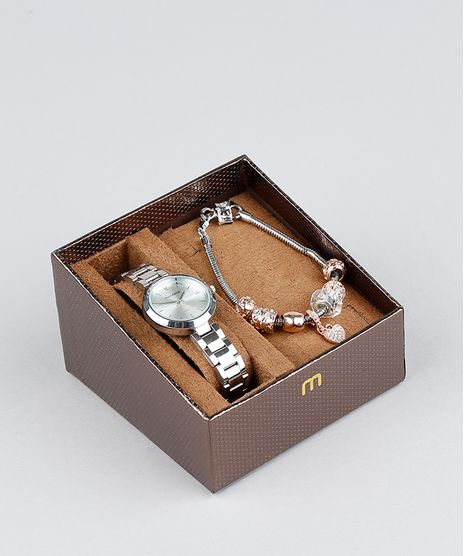 Kit-de-Relogio-Analogico-Mondaine-Feminino---Pulseira---53611L0MVNE2K-Prateado-9377329-Prateado_1