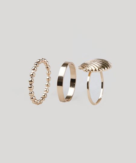 Kit-de-3-Aneis-Femininos-Dourado-9266574-Dourado_1