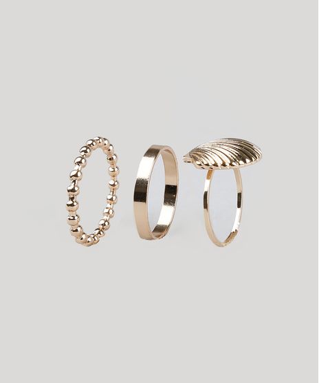 Kit-de-3-Aneis-Femininos-Dourado-9266574-Dourado_1