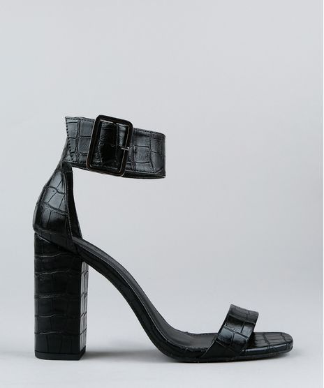 Sandalia-Feminina-Mindset-Texturizada-Salto-Alto-com-Fivela-Preta-9416612-Preto_1