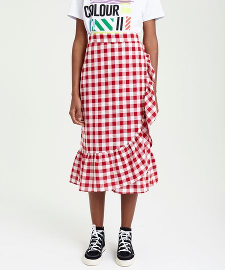Saia-Feminina-Envelope-Midi-Mindset-Estampada-Vichy-Vermelha-9357714-Vermelho_1