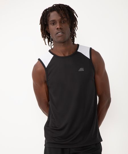 regata com recorte esportiva ace preto M regata com recorte esportiva ace preto M