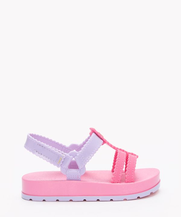 sandália infantil conectadinha zaxy roxo violeta 19