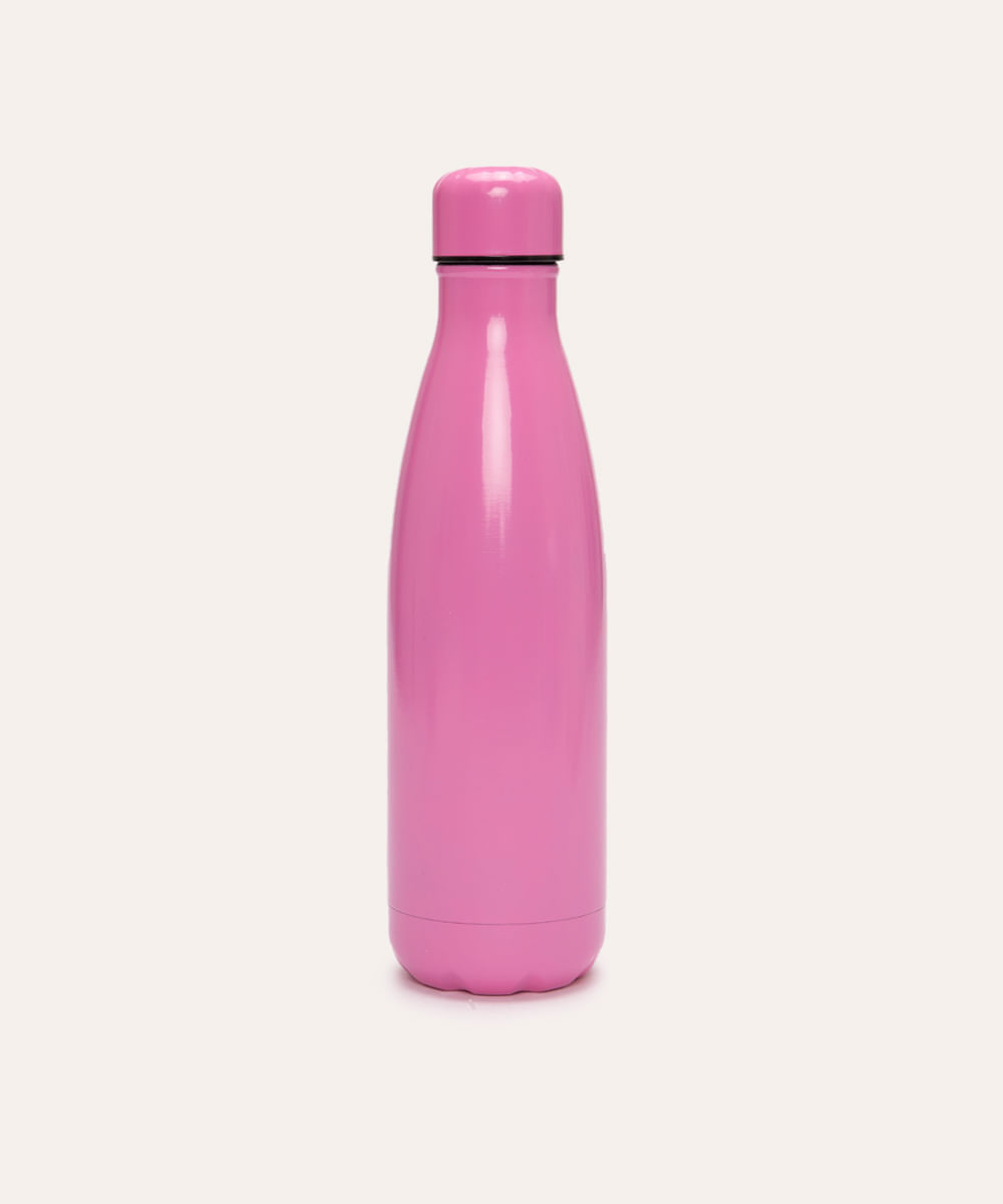 garrafa de inox 680ml rosa médio
