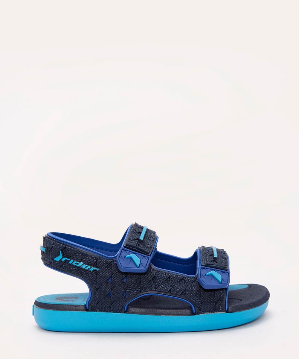 papete infantil texturizada com velcro rider azul