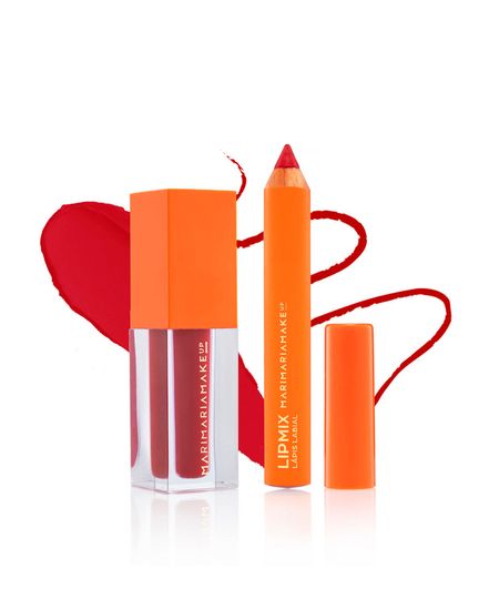Kit Lip Mix Mari Maria Labial Blazing único Único Kit Lip Mix Mari Maria Labial Blazing único Único