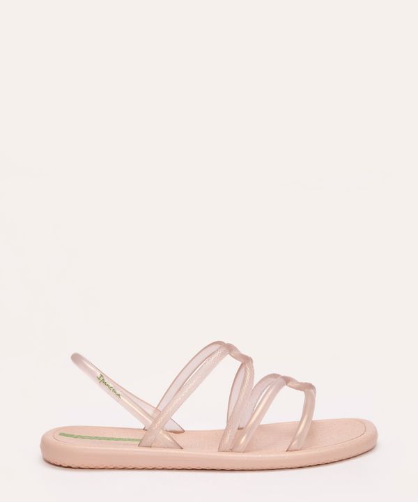 sandália trançada meu sol glitter ipanema rosa 39-40