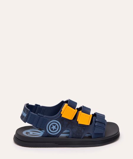 papete infantil marvel com travas azul 25