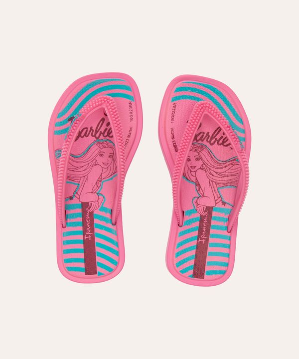 chinelo infantil barbie ipanema rosa 29-30