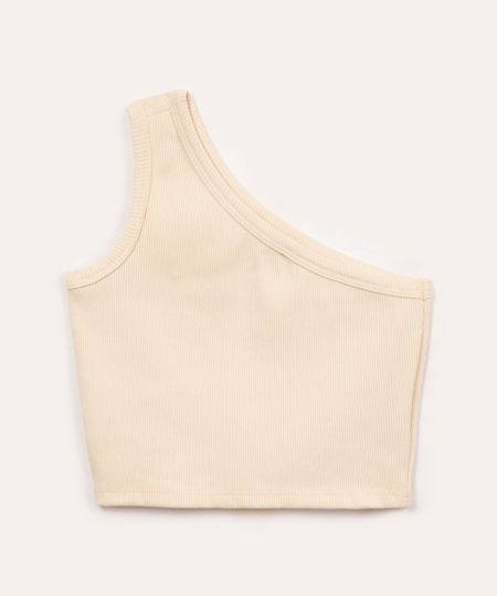 cropped juvenil ombro único bege 14 cropped juvenil ombro único bege 14