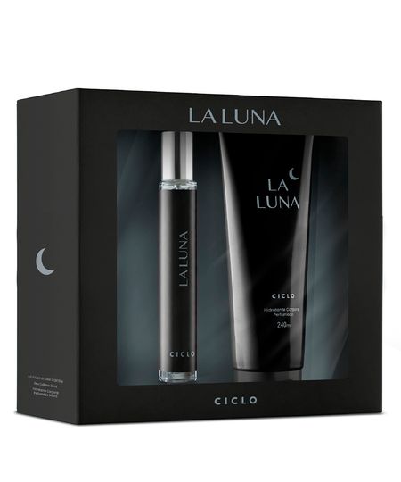 kit deo colônia la luna 30ml e hidratante corporal 240ml UNICO kit deo colônia la luna 30ml e hidratante corporal 240ml UNICO