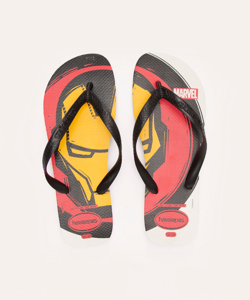 chinelo havaianas marvel spider _ANCO