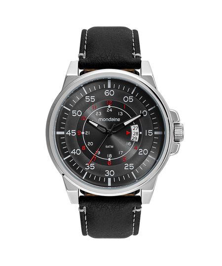 relógio analógico com calendário mondaine 32562G0MVNH2KE com pulseira UNICO