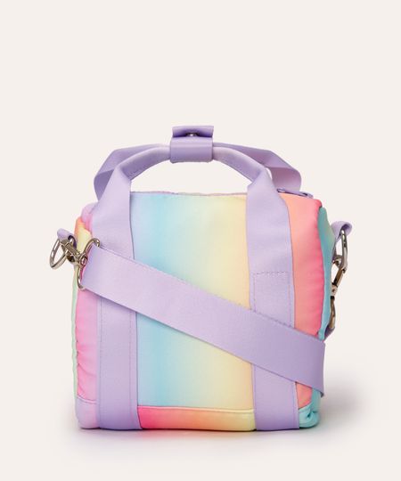 bolsa tie dye infantil com alça colorido UNICO