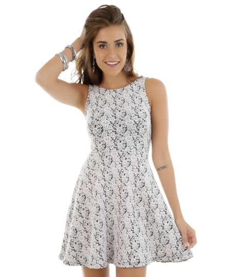 Vestido-em-Jacquard-Azul-Marinho-8257668-Azul_Marinho_1 Vestido-em-Jacquard-Azul-Marinho-8257668-Azul_Marinho_1