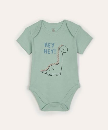 body de algodão infantil dinossauro manga curta azul 0-3 body de algodão infantil dinossauro manga curta azul 0-3
